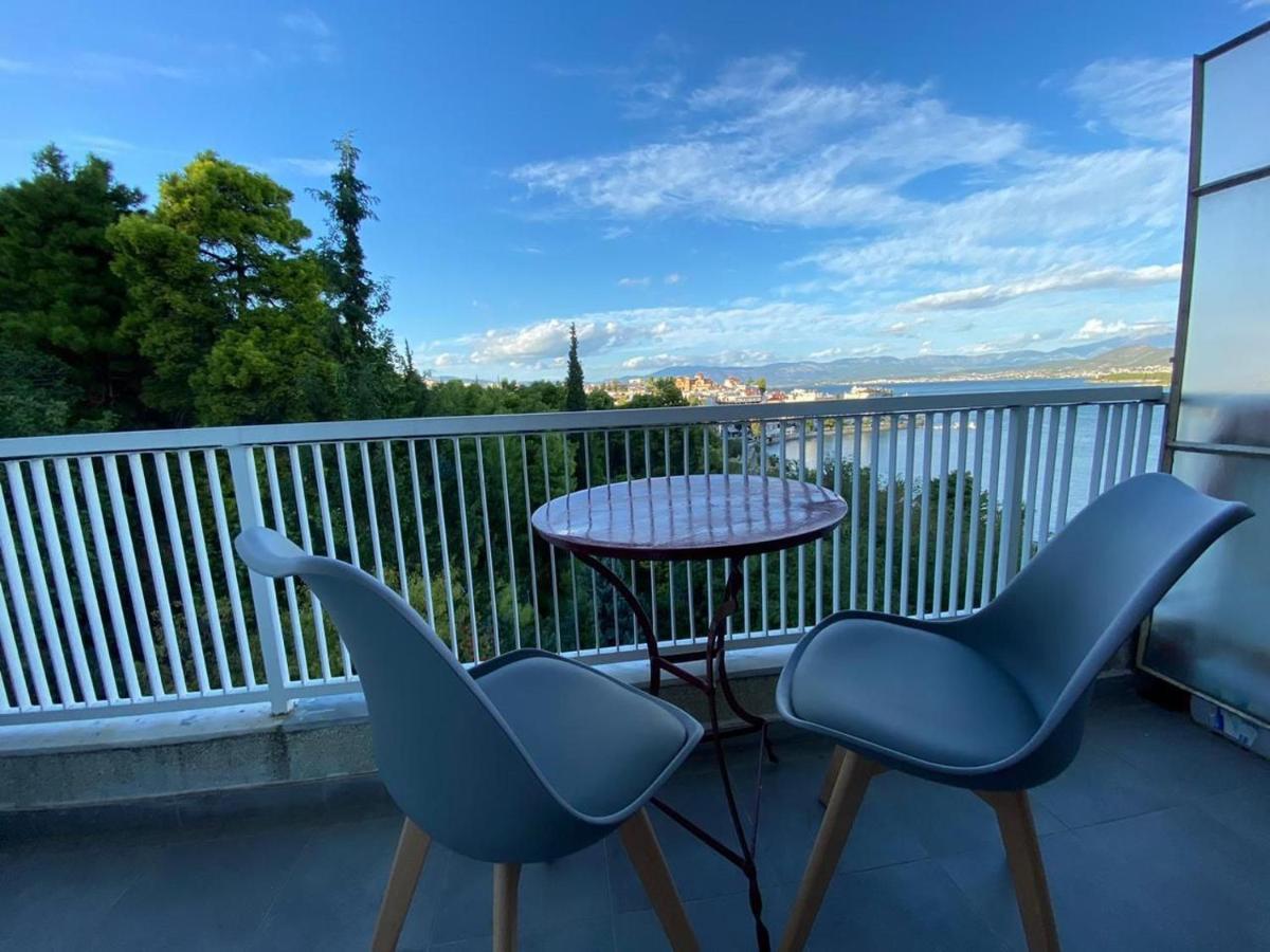 Chalkís 30M² Cosy Studio With Panoramic Sea View מראה חיצוני תמונה