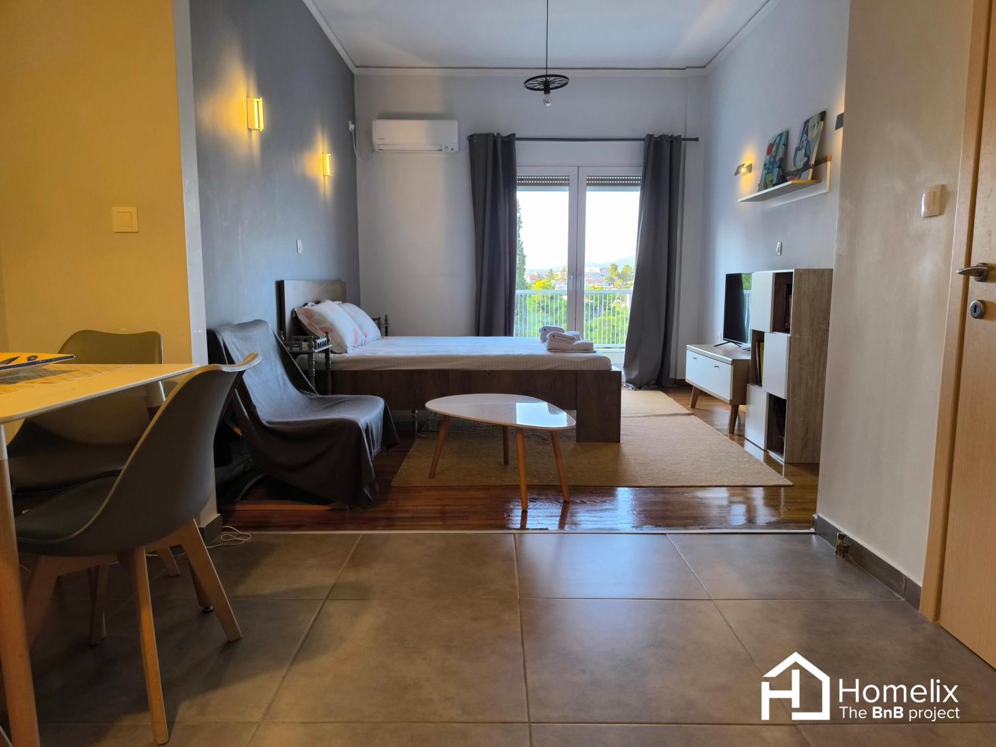 Chalkís 30M² Cosy Studio With Panoramic Sea View מראה חיצוני תמונה