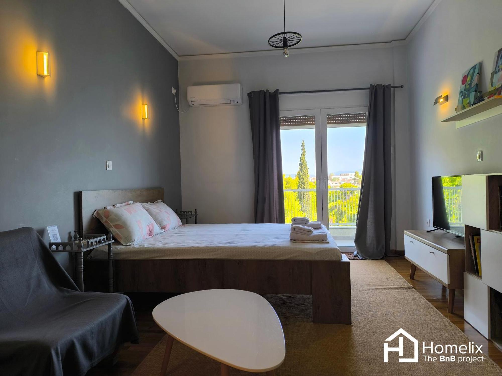 Chalkís 30M² Cosy Studio With Panoramic Sea View מראה חיצוני תמונה