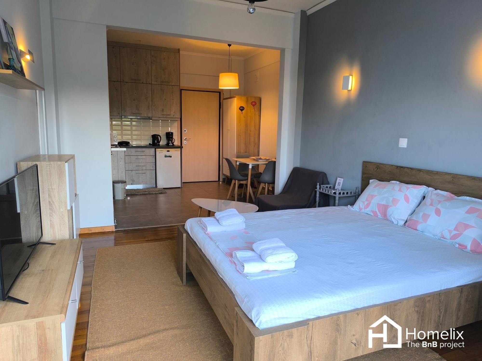Chalkís 30M² Cosy Studio With Panoramic Sea View מראה חיצוני תמונה