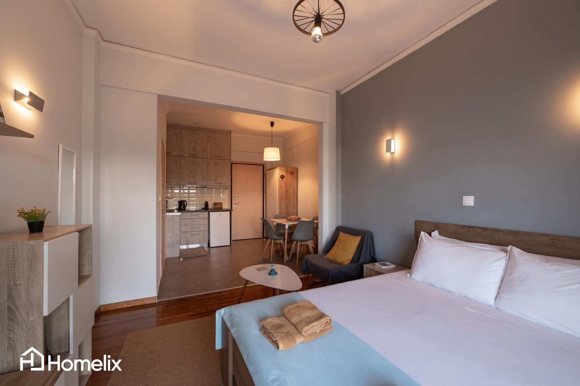 Chalkís 30M² Cosy Studio With Panoramic Sea View מראה חיצוני תמונה